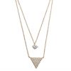 Golden necklace triangle and monopetra