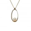 Necklace with pearl