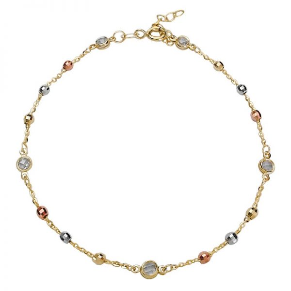 Gold bracelet billies with monopetras