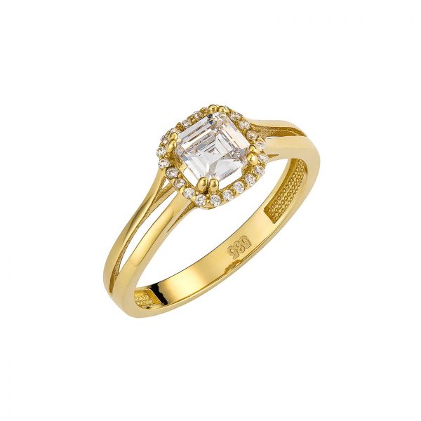 Ring Solitaire Square