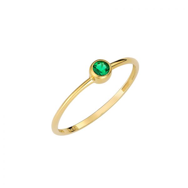 Ring with Green Stone