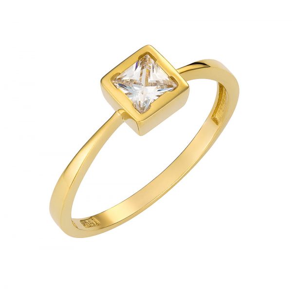 Ring Solitaire Square