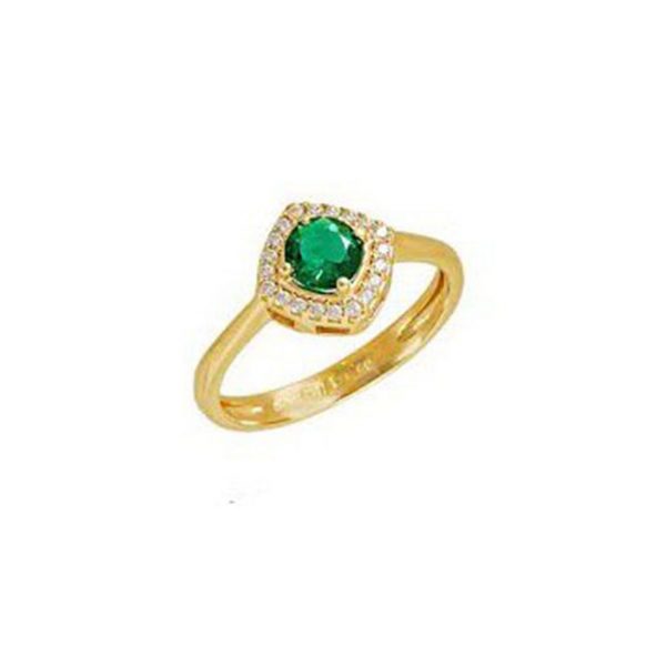 Δαχτυλίδι με Πράσινη Πέτρα