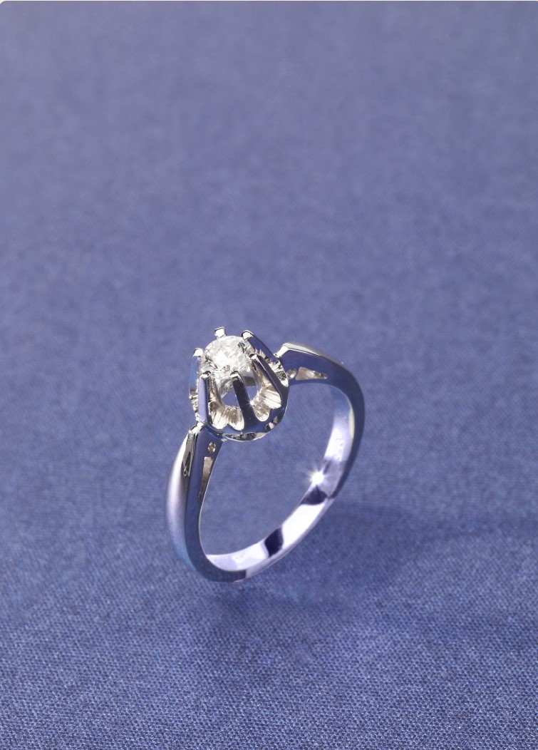 Ring with a Diamond Solitaire