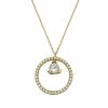 Necklace circle with solitaire