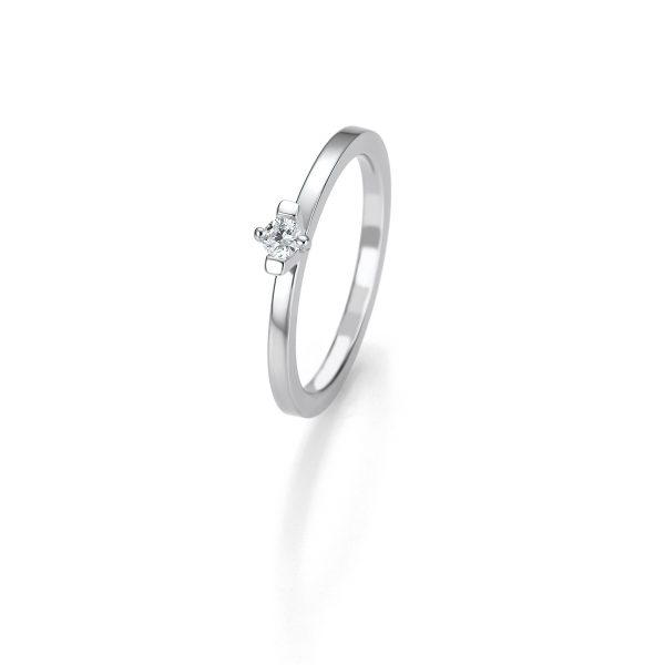 Solitaire K14 Ring with Diamond