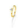 Solitaire K14 Ring with Diamond