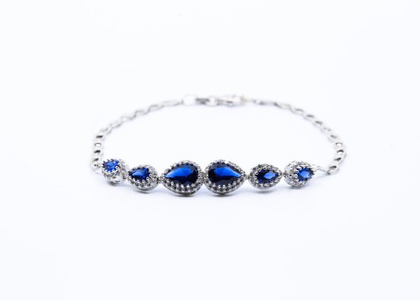 Women's Bracelet with blue stones