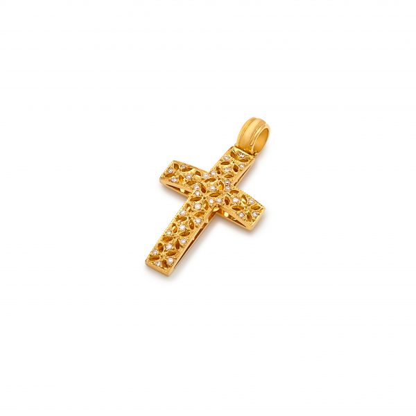 Cross with Diamonds