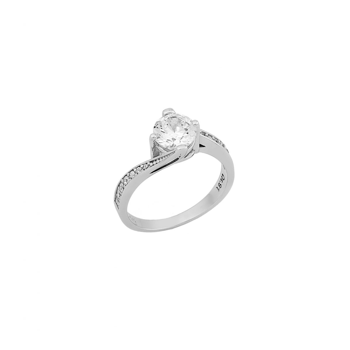 Single stone ring