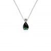 Platinum necklace solitaire pelt