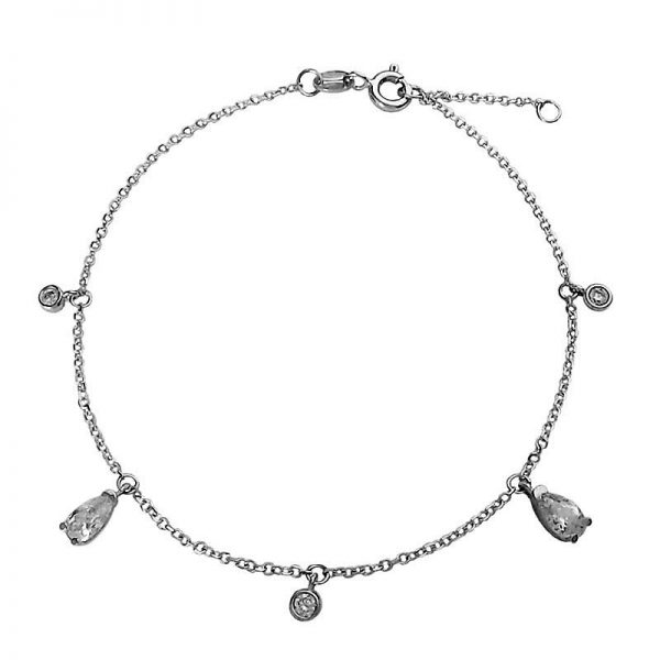 Platinum bracelet colts solitaires