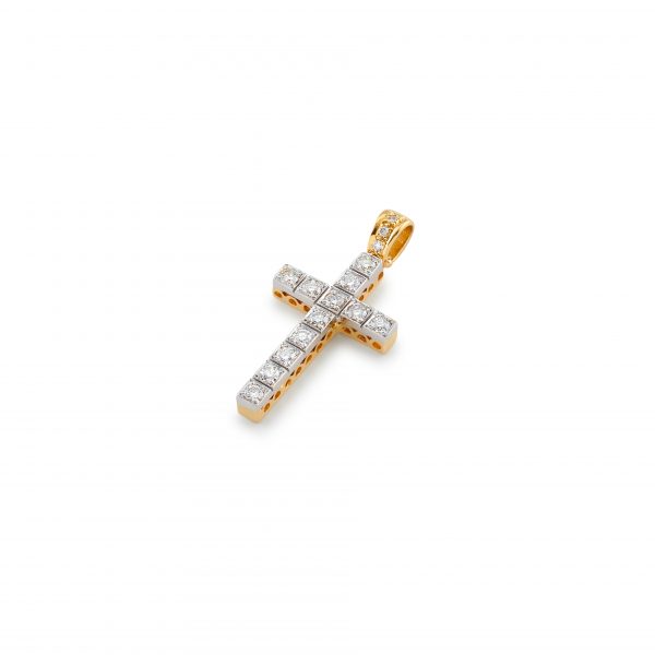 Cross with Diamonds