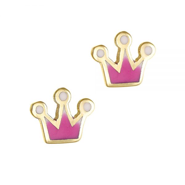 Crown earrings