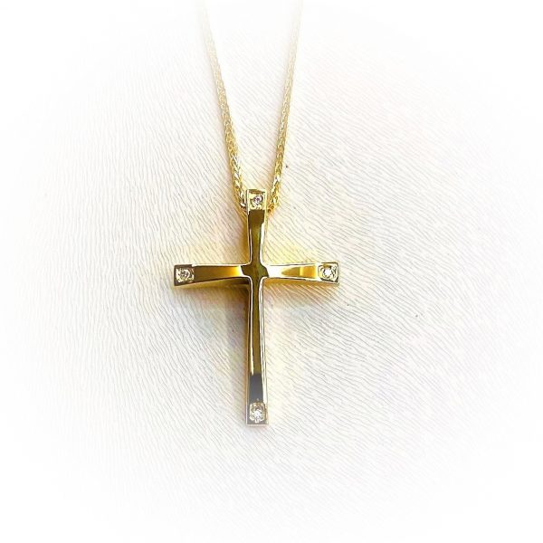 Cross with Diamonds