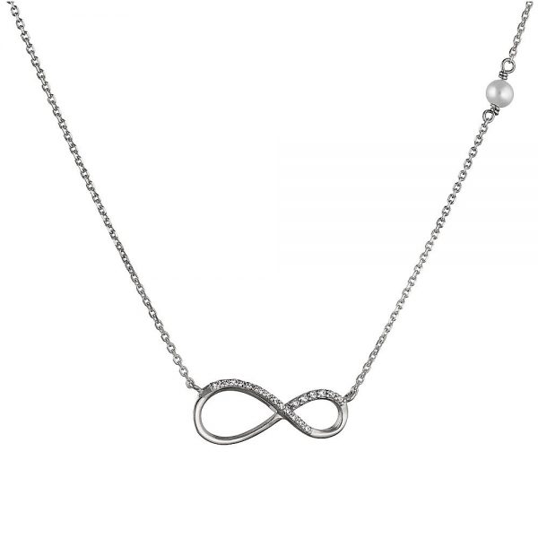 Necklace Infinity & Pearl
