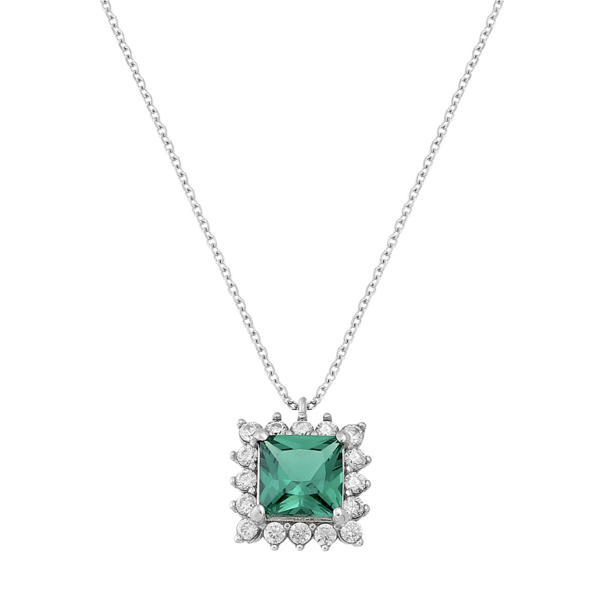 Rosette necklace square