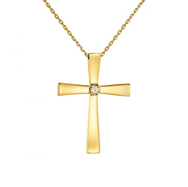 Cross with Diamond