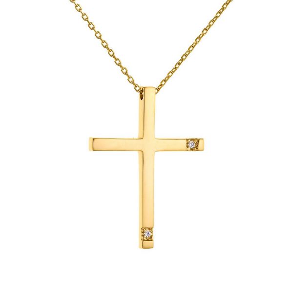 Cross with Diamonds