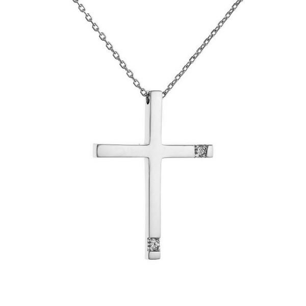 Cross with Diamonds