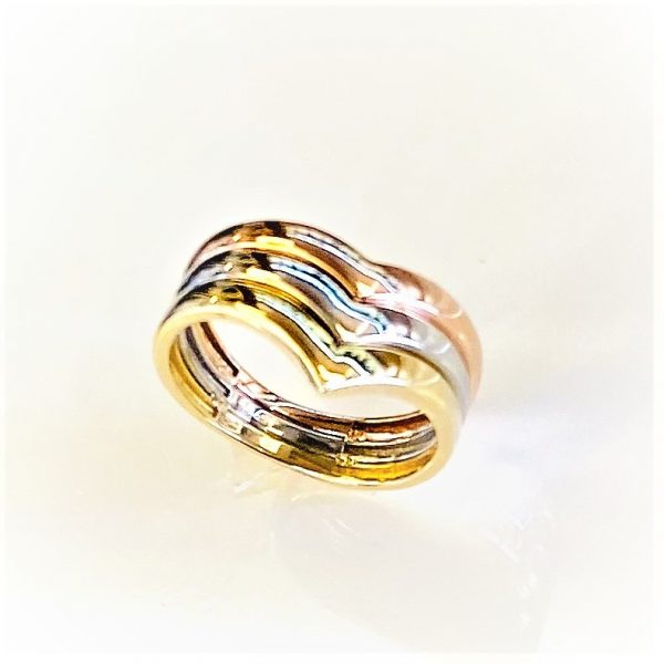 Women's Tricolor Ring
