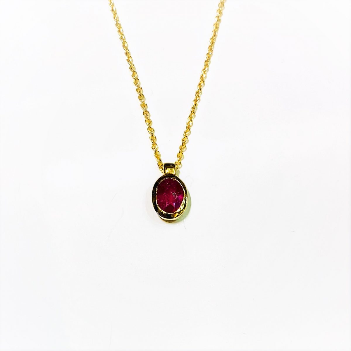 Necklace with Ruby