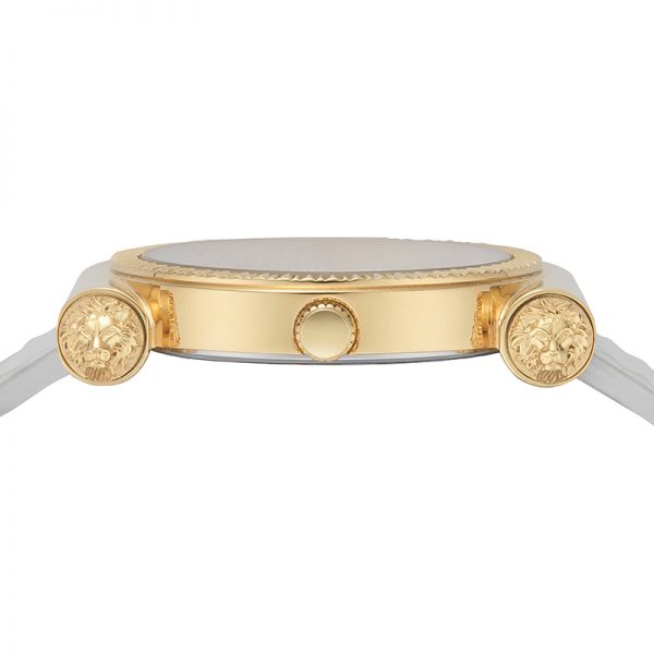 VERSUS VERSACE Republique Beige Leather Strap