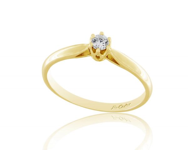 Solitaire Ring with Diamond