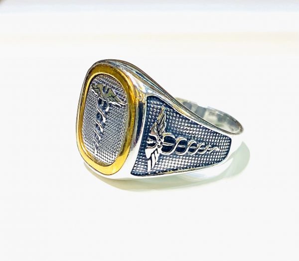 Silver Rod Ring of Mercury