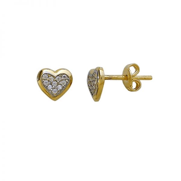 Children's heart earrings