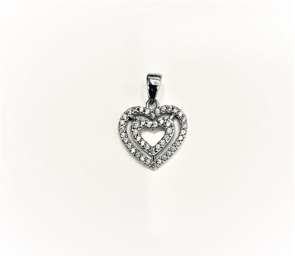 Double Heart pendant