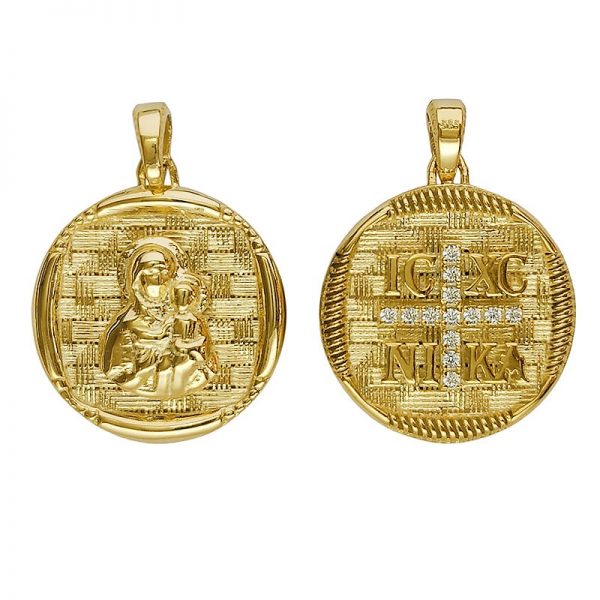 Constantinato Pendant - Virgin Mary Amulet