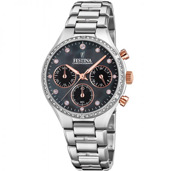 Women's Festina with metal bracelet