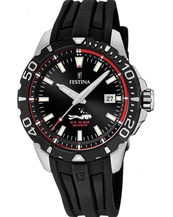 Men's Festina with rubber strap