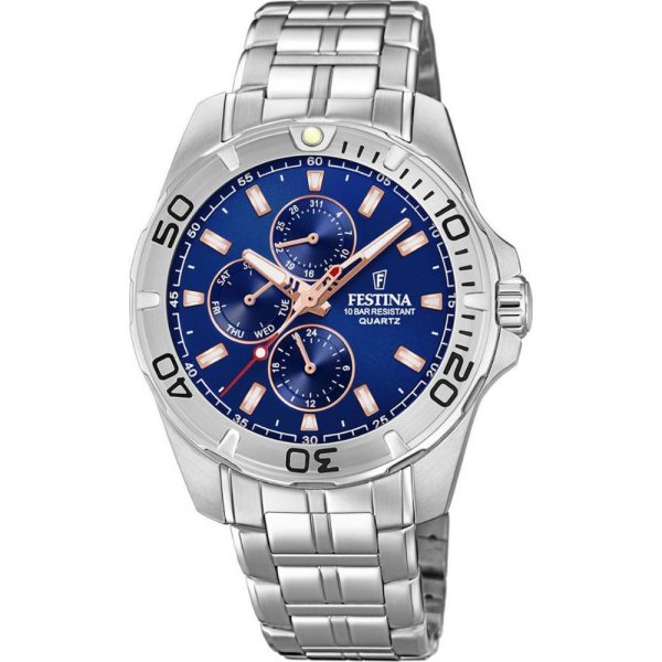 Men's Festina with metal bracelet