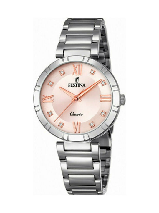 Women's Festina with metal bracelet