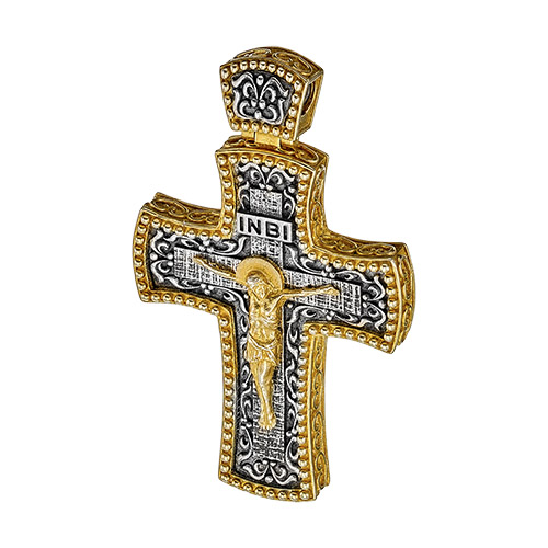 Silver Cross with Chain (Large)