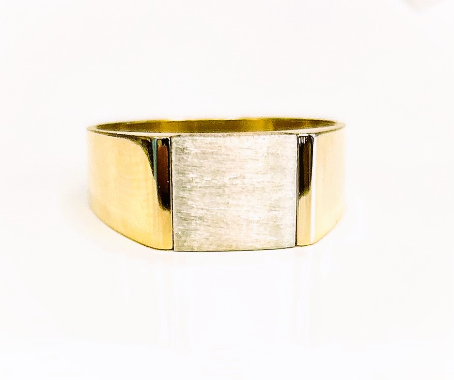 Gold Ring Two Tone