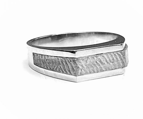 White Gold Men's Ring