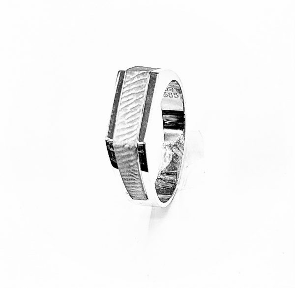 White Gold Men's Ring