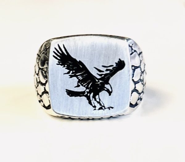 Silver Eagle Ring