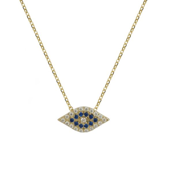 Gold Eye Necklace