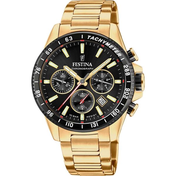 Men's Festina Chronograph with metal bracelet