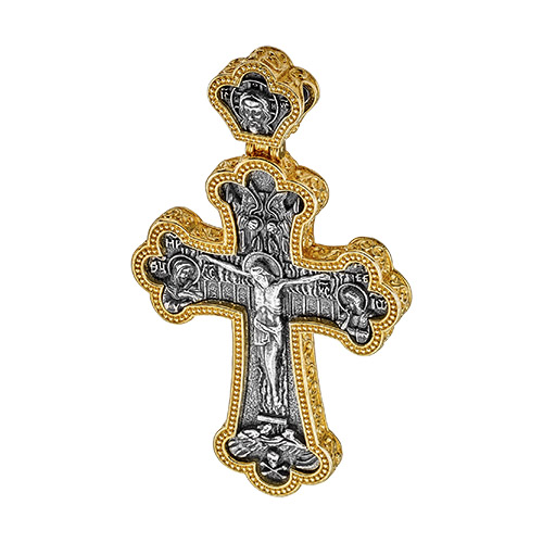 Silver Cross with Chain (Large)