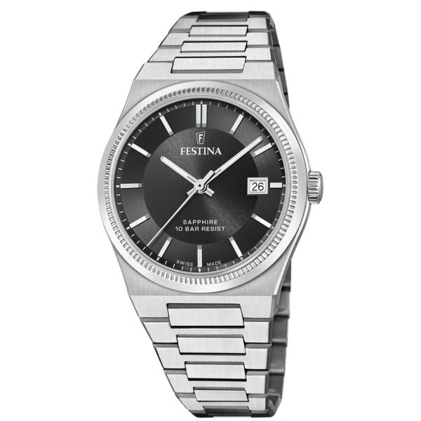 Men's Festina with metal bracelet