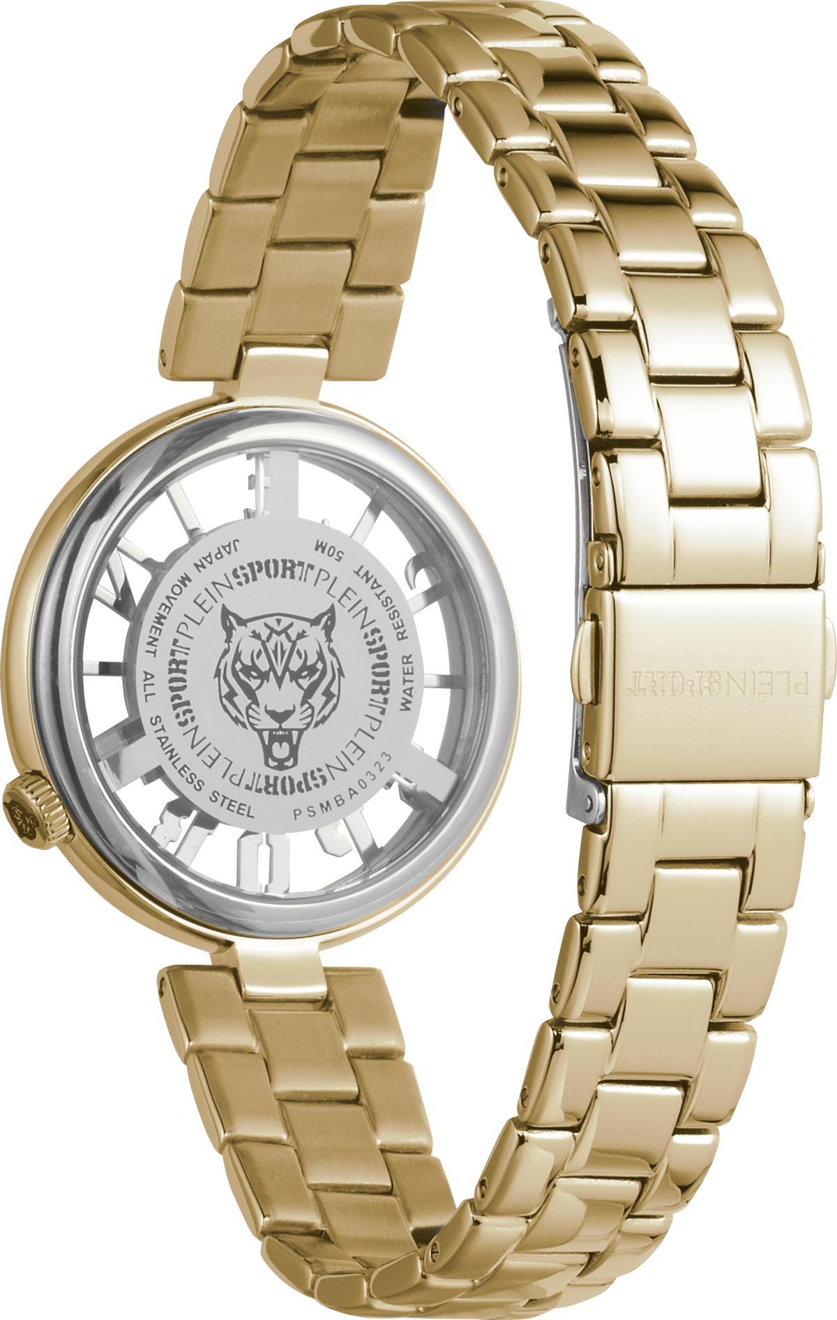 PLEIN SPORT TIGER LUXE GOLD STAINLESS STEEL BRACELET