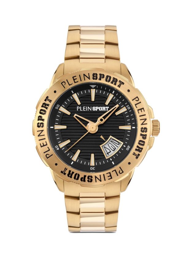 PLEIN SPORT GOLD STAINLESS STEEL BRACELET