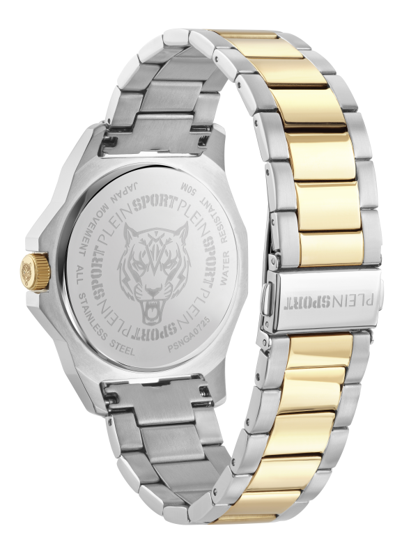 PLEIN SPORT ONYX TWO TONES STAINLESS STEEL BRACELET PLEIN SPORT ONYX TWO TONES STAINLESS STEEL BRACELET