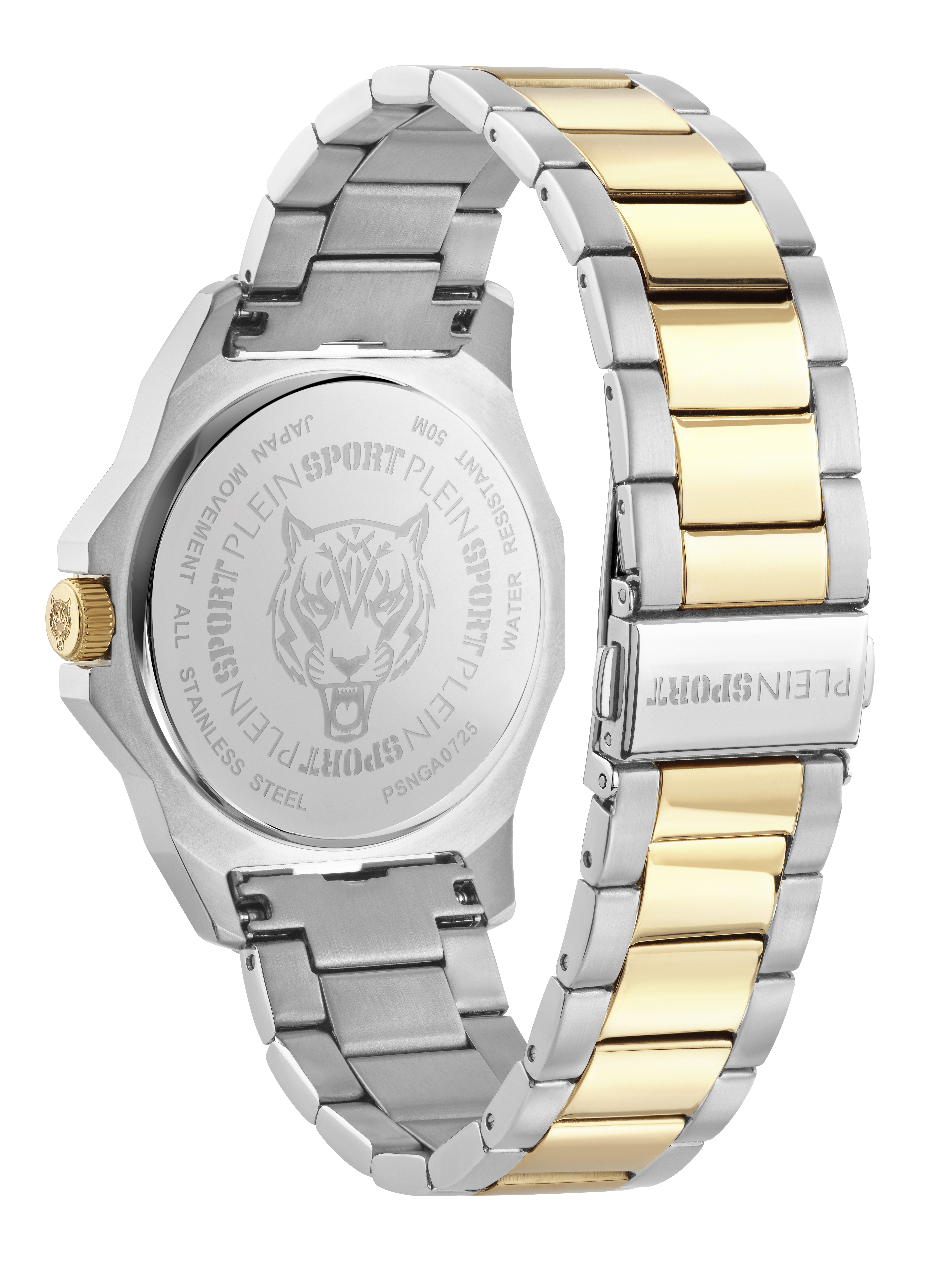 PLEIN SPORT ONYX TWO TONES STAINLESS STEEL BRACELET PLEIN SPORT ONYX TWO TONES STAINLESS STEEL BRACELET