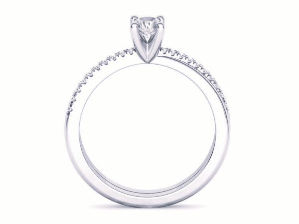 Ring Solitaire with Diamond